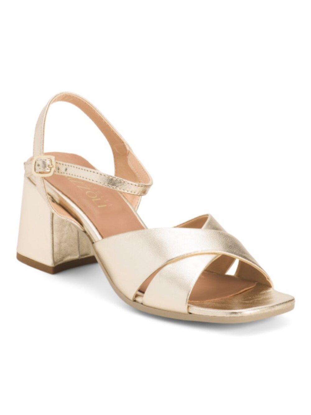 RIZZOLI Made In Italy Leather Heeled Sandals